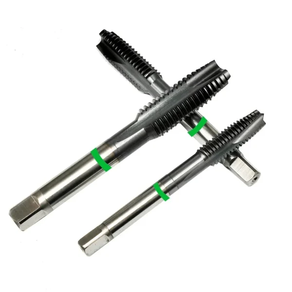 Uxcell 3/8-24 UNF Spiral Flute Thread Tap – M2 HSS, Nitrided Coated, 2B Tolerance, For Blind Holes & Stainless Steel